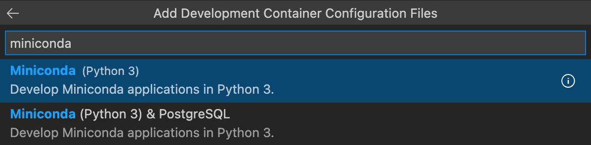 Choose Python version